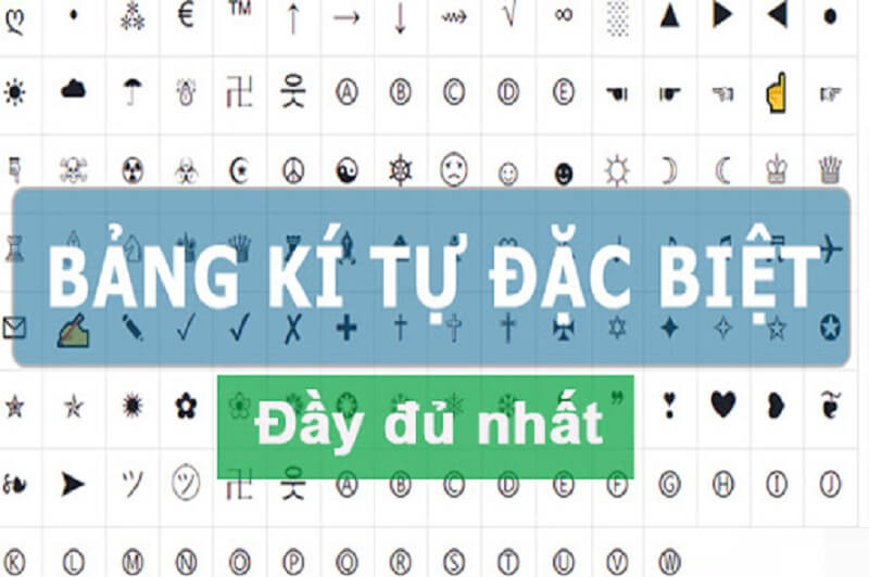 Danh sách lên tới 1001 kí tự đặc biệt Free Fire - Kí tự đặc biệt hình chiếc ô
