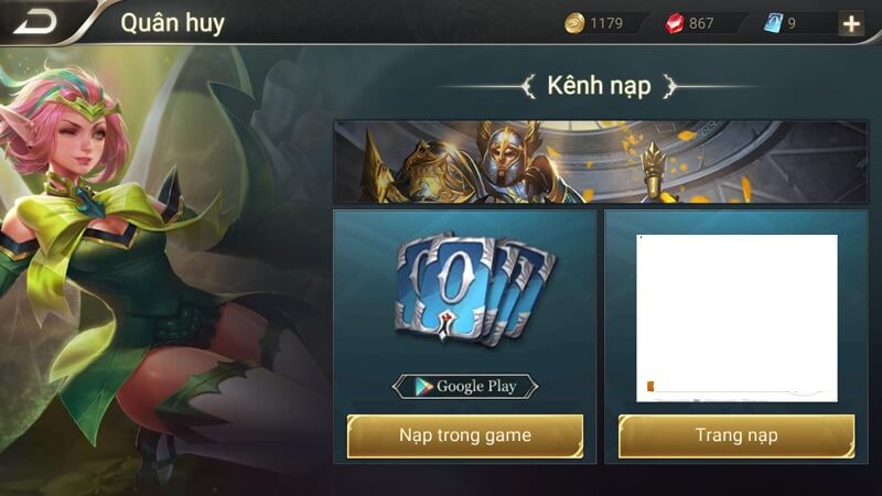 Vậy “Nạp 20k được bao nhiêu quân huy?”
