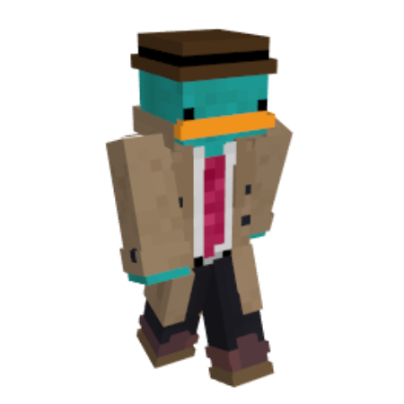 Skin chú mỏ vịt Perry