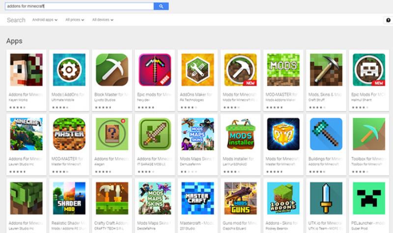 Cài đặt Mod Minecraft PE bằng AddOns for Minecraft PE