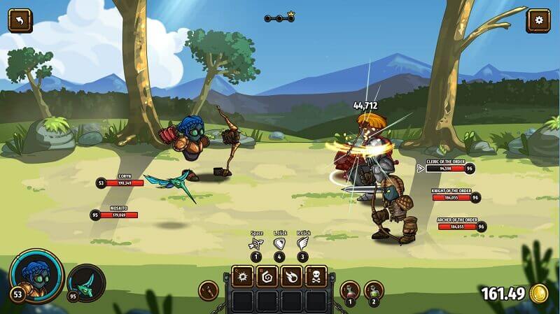 Game sword soul có 2 chế độ chơi là huấn luyện và chiến đấu