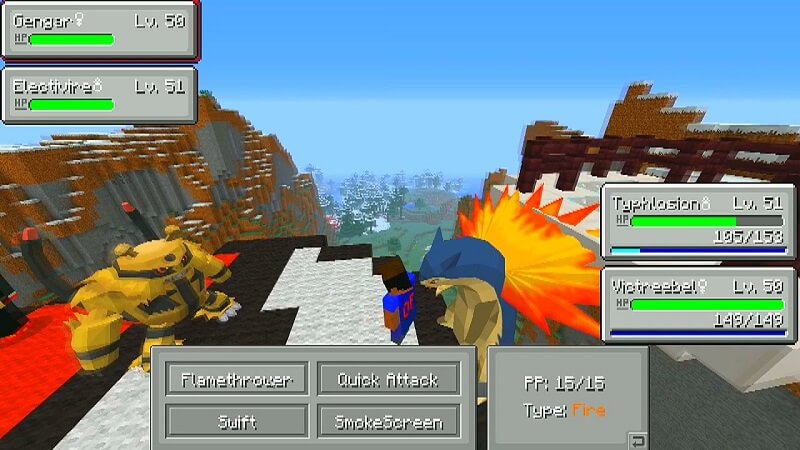 Màn hình đăng nhập Pixelmon