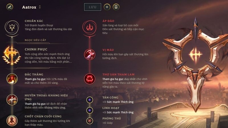  Lên đồ cho Aatrox như thế nào 