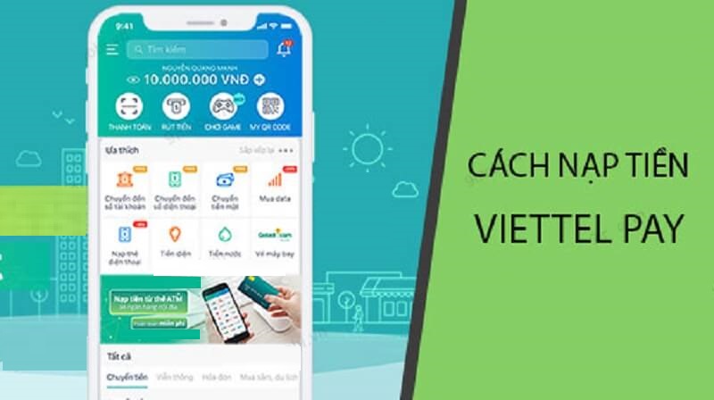 Cách nạp tiền Viettelpay bằng thẻ cào