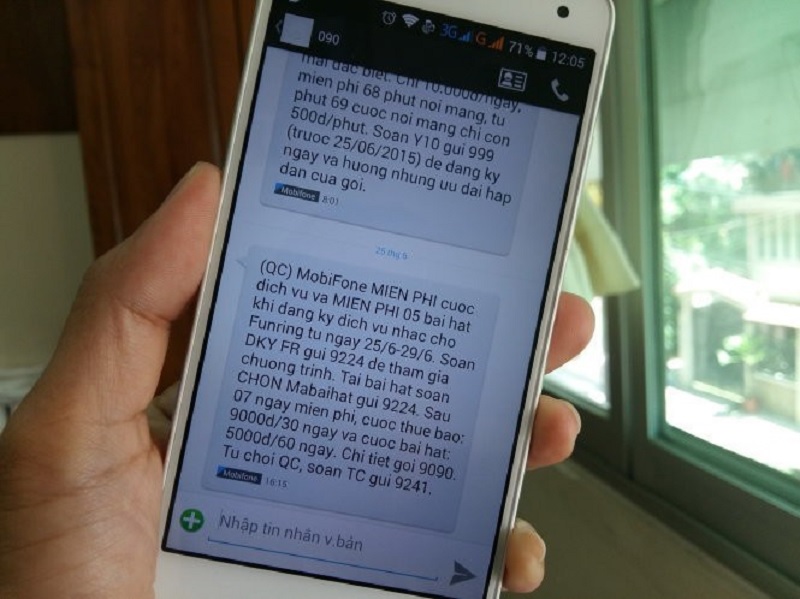 Các bước chặn tin nhắn tổng đài 090 Mobifone quảng cáo