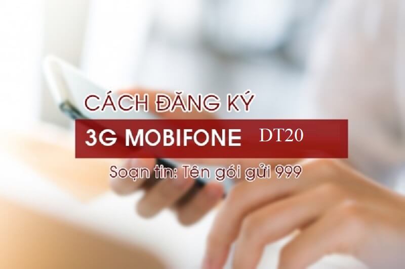 Cú pháp đăng ký 3G bằng tài khoản khuyến mãi Mobifone