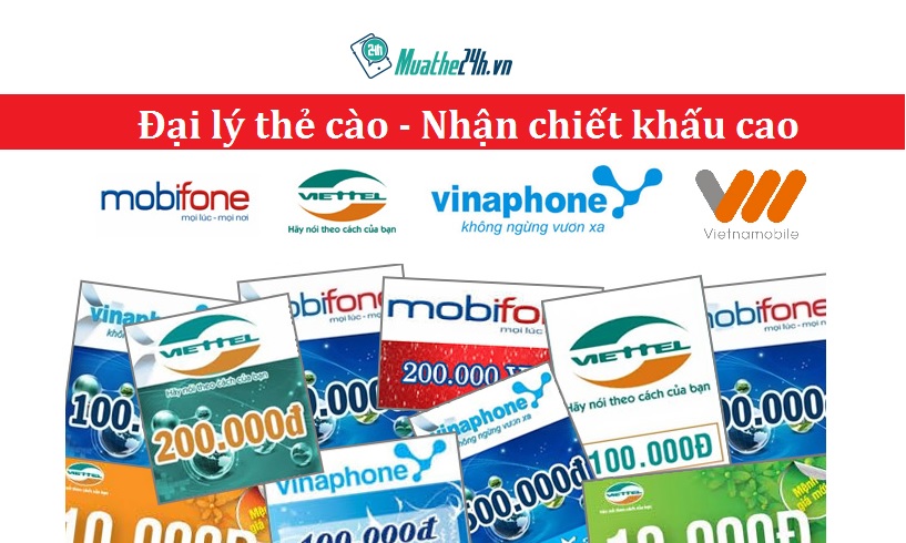 Địa chỉ bán thẻ cào điện thoại uy tín, giá tốt