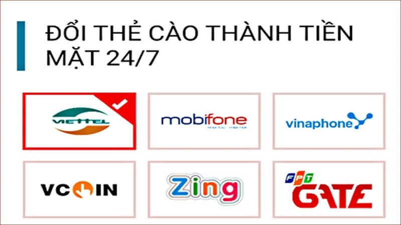 Hướng dẫn chi tiết cách đổi thẻ cào điện thoại thành tiền