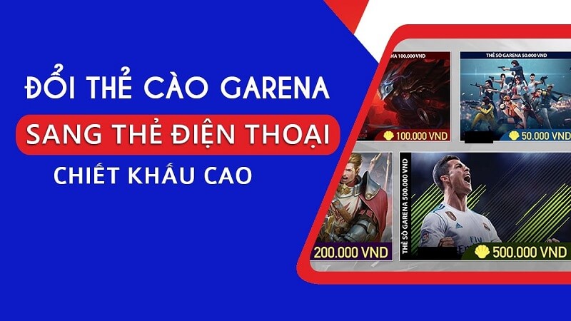 Tìm hiểu về nhu cầu đổi thẻ Garena sang thẻ điện thoại