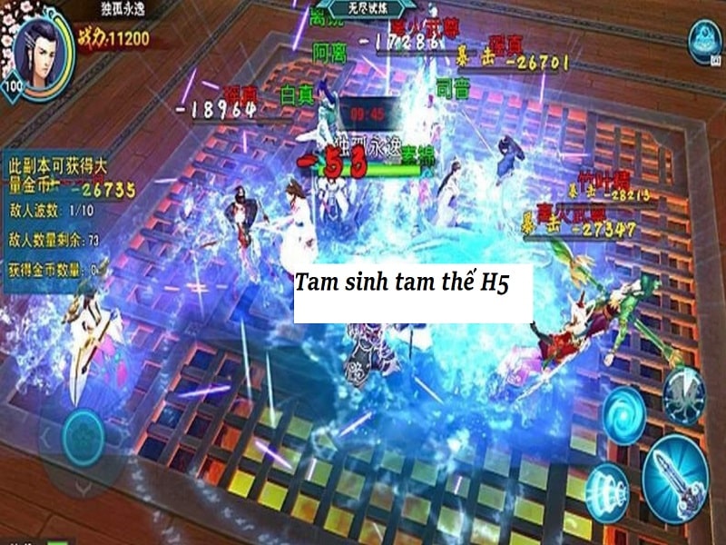Game Tam sinh tam thế hấp dẫn