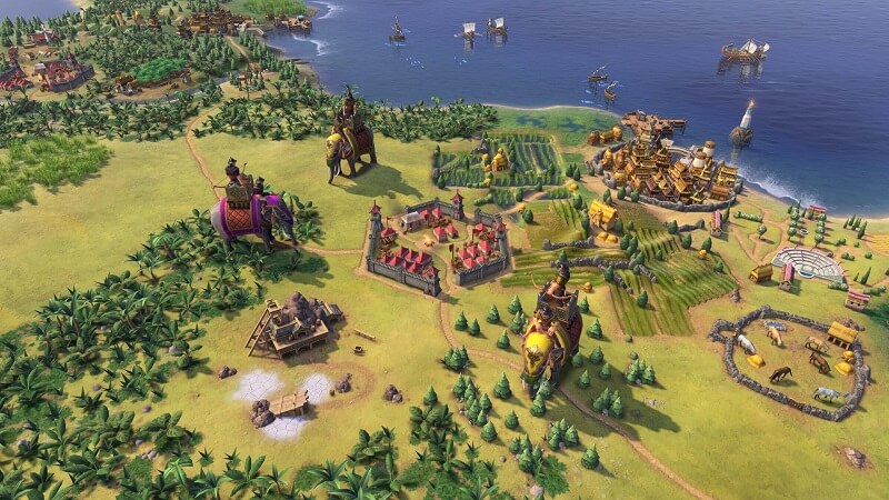 Trong Civilization 6 có các quốc gia hoặc những thành phố tự trị