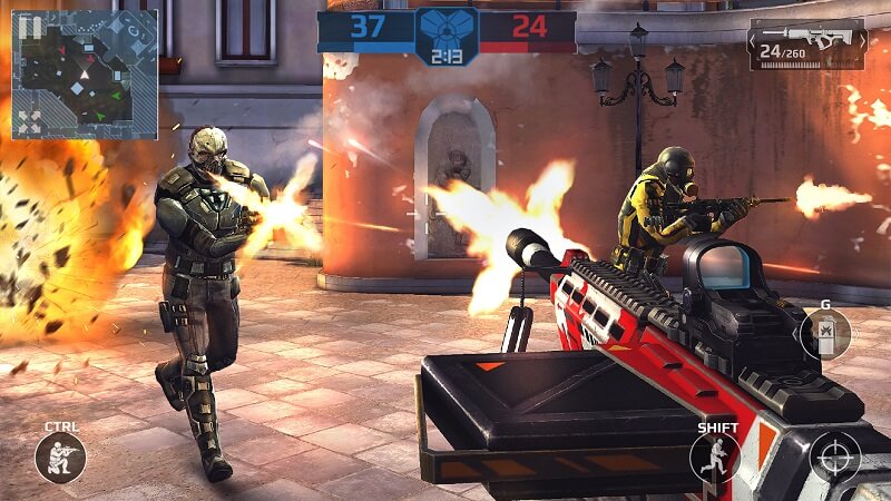 Lối chơi hấp dẫn của modern combat
