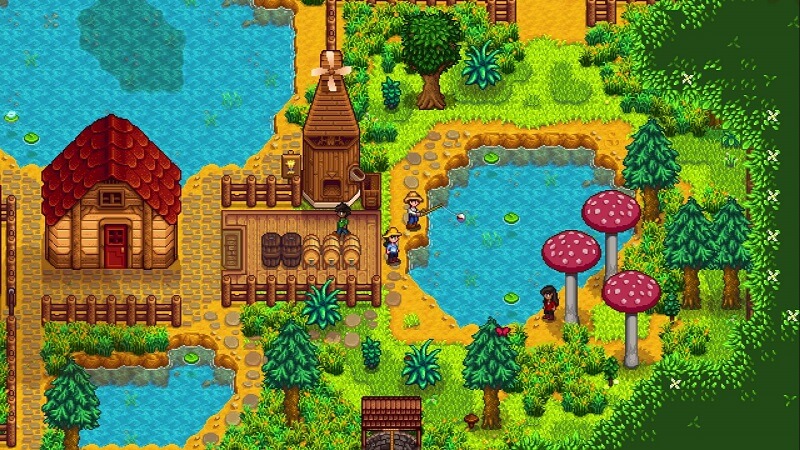Game Stardew Valley City Building and Farming Simulation