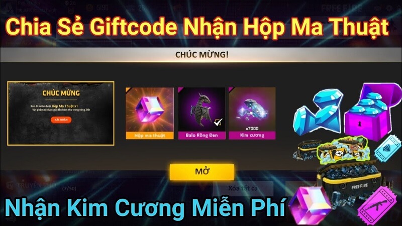 Trong giftcode có những gì