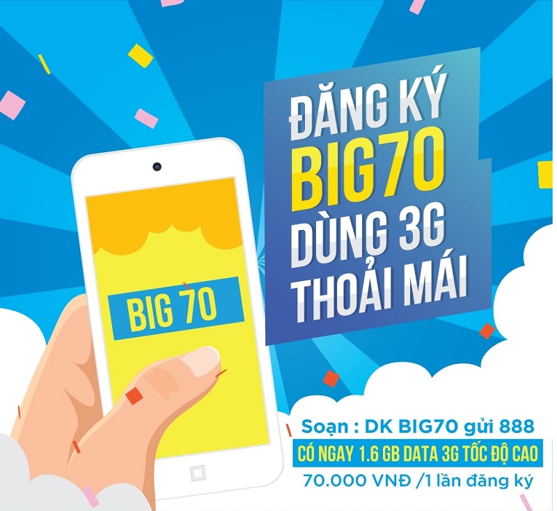 Một số ghi chú khi đăng ký và sử dụng Big70 Vinaphone