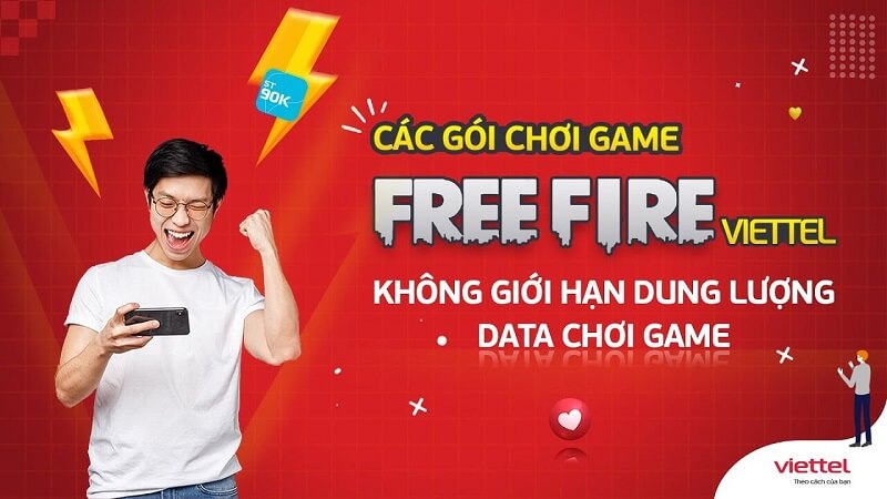 Gói cước chơi game Free Fire Viettel