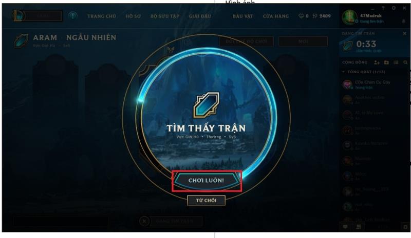 Mẹo chơi liên minh tốc chiến trên máy tính