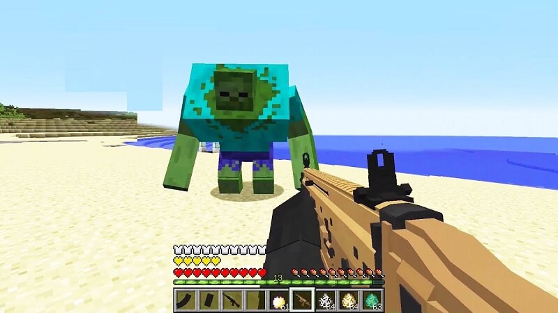 MOD bắn súng Minecraft PE
