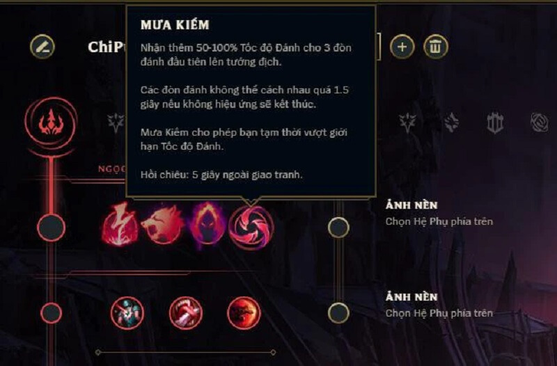 Mưa Kiếm rất phù hợp với Kalista