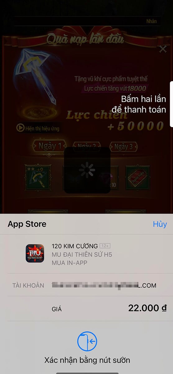 Thanh toán bằng App Store