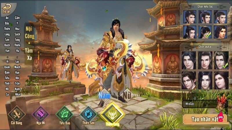 Tựa game kiếm thế mobile 