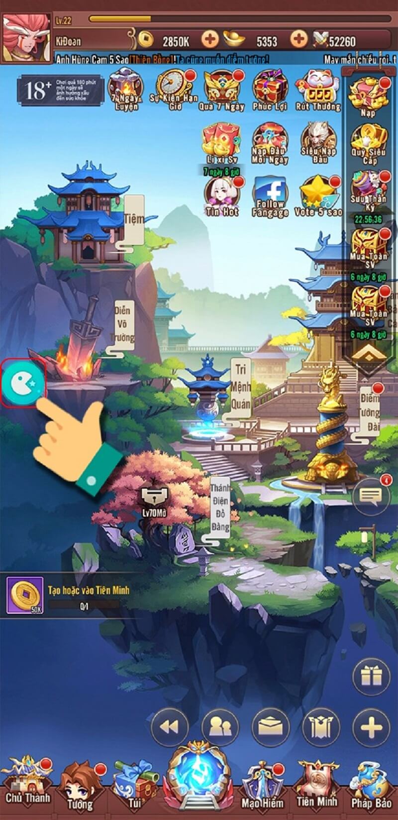 Nạp thẻ Luyện Yêu Ký