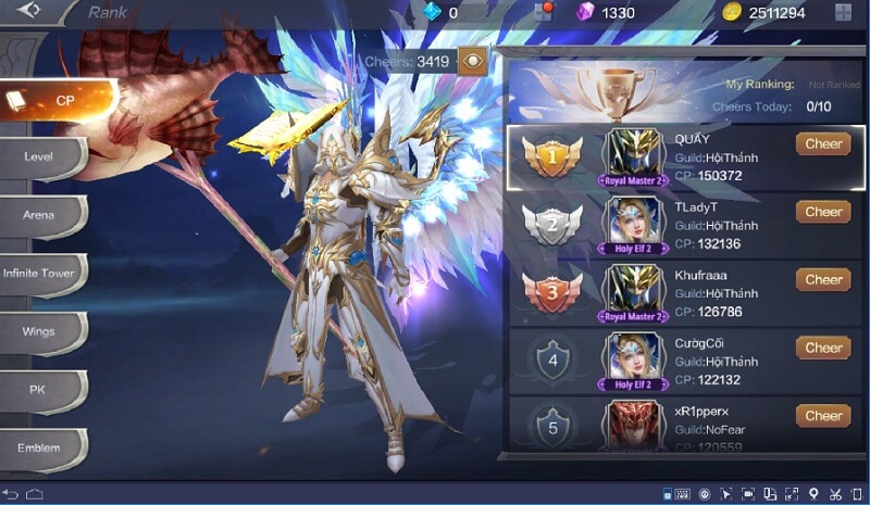 Cách nạp thẻ game MU Origin dành cho bạn