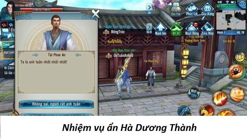 Nhiệm vụ ẩn Hà Dương Thành