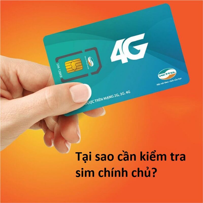 những ai bắt đầu mua một sim mới để sử dụng, bắt buộc phải điền vào một bảng thông tin cá nhân để khai báo sim chính chủ