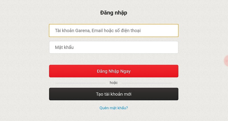 Hướng dẫn cách đăng ký Garena cho game thủ