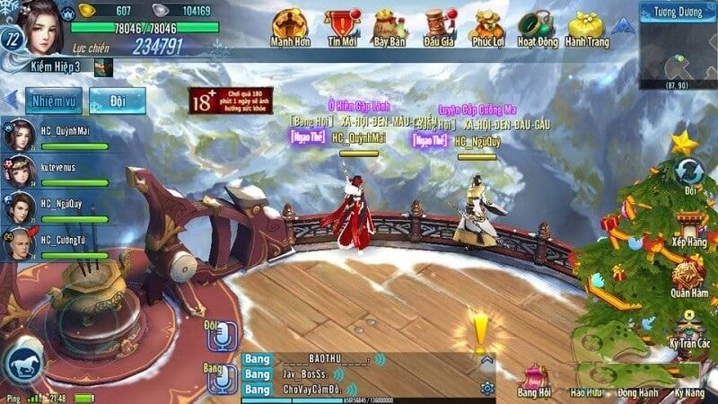 Tên cặp đôi trong game theo phong cách Võ lâm truyền kỳ