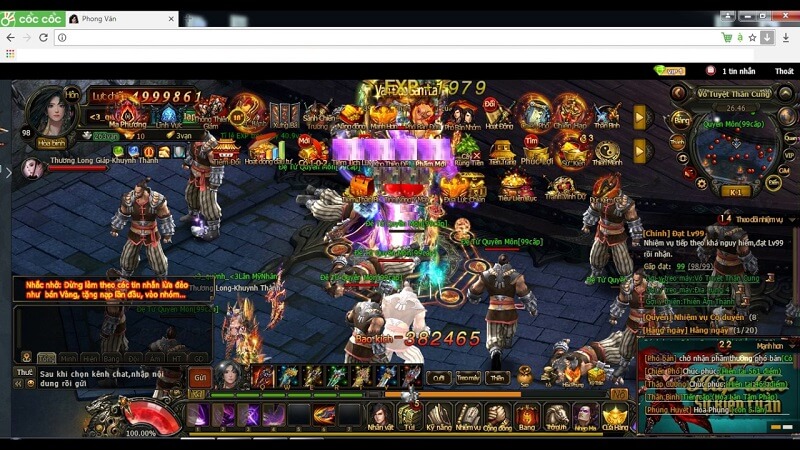 Cách truy cập để trải nghiệm tựa game chuyển thể - Phong Vân