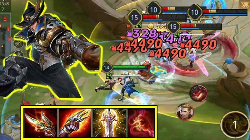 Trang bị tham khảo cho Valhein