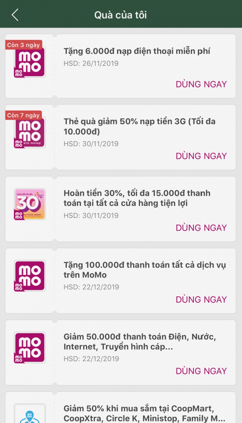 Phần quà hấp dẫn