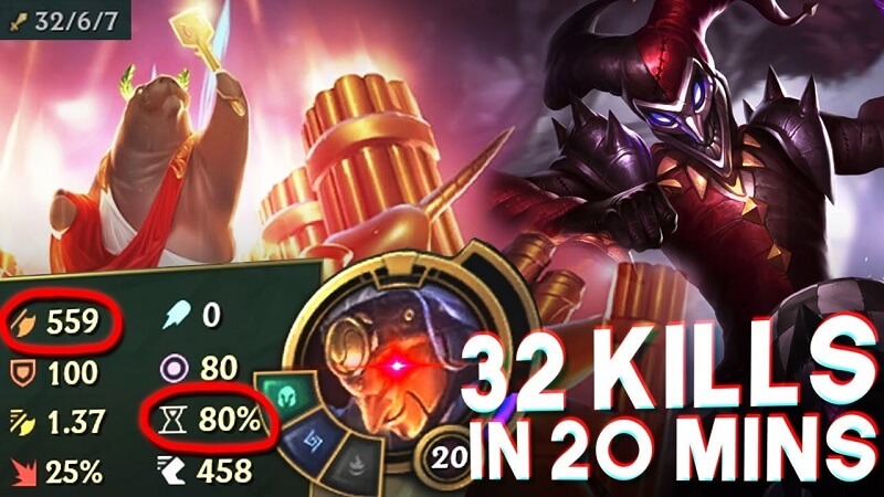 Shaco tỏ ra rất khó chịu trong chế độ URF