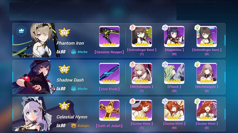 Xây dựng đội hình gồm các Valkyrie có chuỗi combo dài