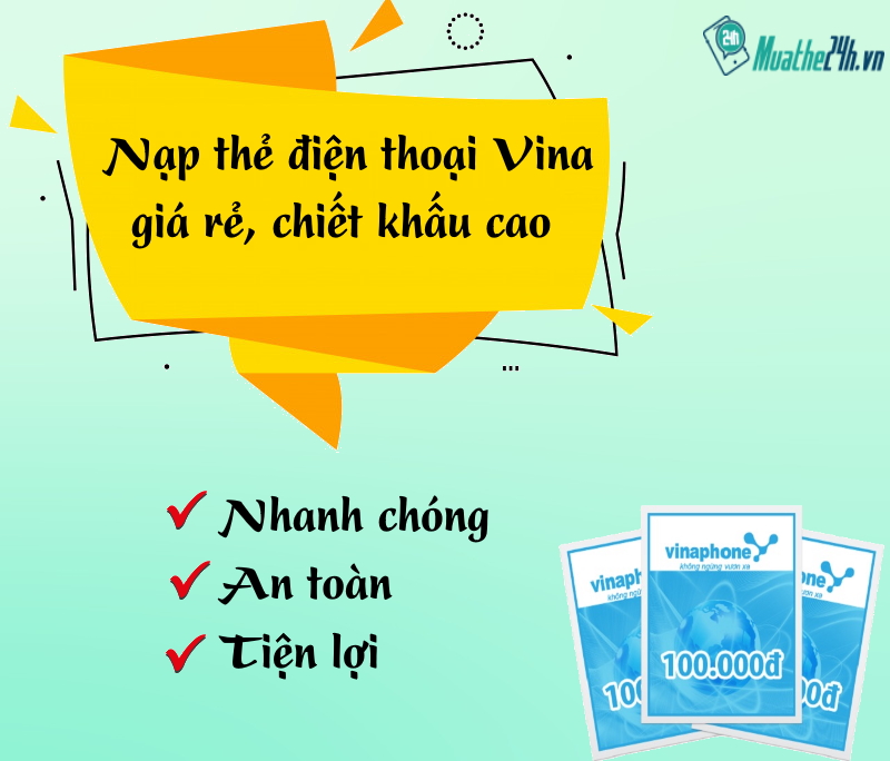Cách nạp tiền điện thoại online vinaphone nhanh chóng giá rẻ