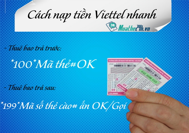 5 Cách nạp tiền điện thoại Viettel nhanh và chuẩn xác nhất