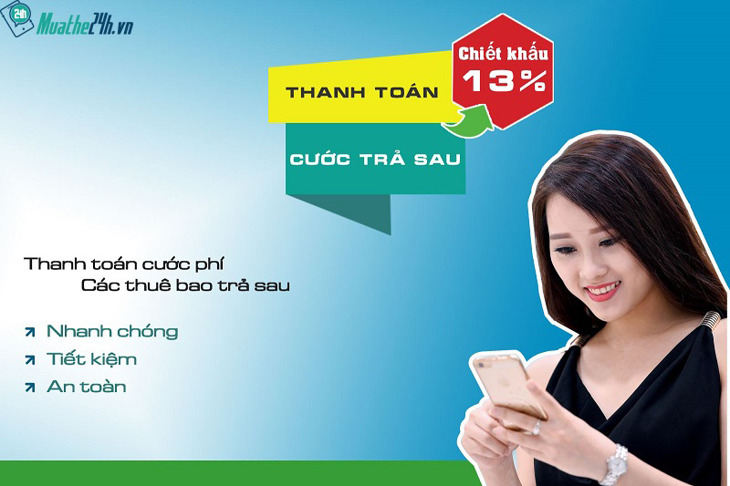 Hướng dẫn thanh toán trả sau Vietnamobile bằng thẻ cào