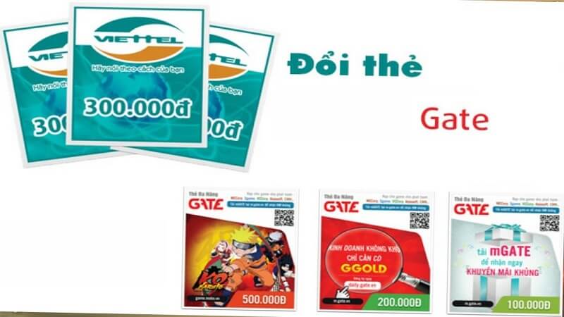 Đổi thẻ Gate lấy thẻ Viettel nhanh chóng chỉ trong vài phút