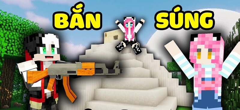 Những thông tin thú vị xoay quanh game Minecraft bắn súng