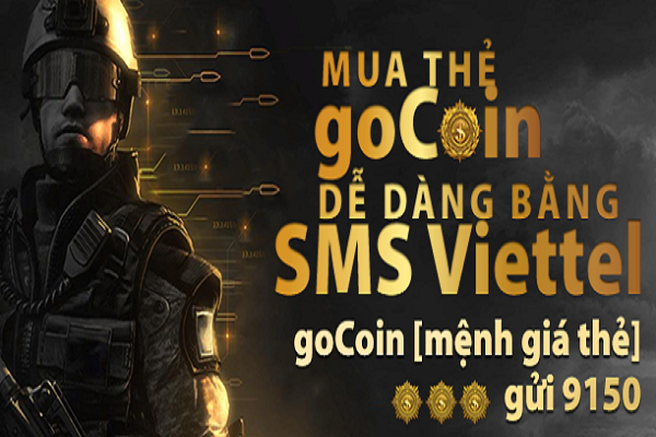 mua thẻ gocoin bằng sms