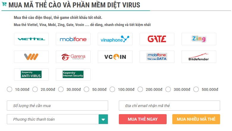 mã Kaspersky Antivirus 2016