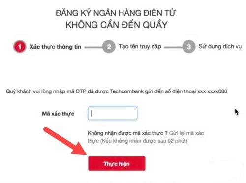 Đăng ký tài khoản ngân hàng Internet Banking