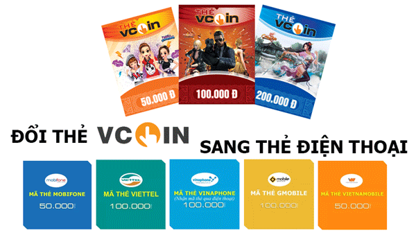 Tuyệt chiêu dùng vcoin mua thẻ điện thoại trong giây lát