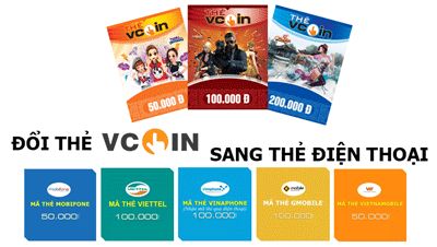 Tuyệt chiêu dùng Vcoin mua thẻ điện thoại chỉ trong giây lát