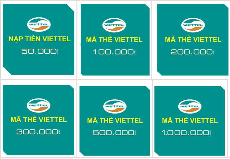 Chi tiết các mệnh giá thẻ Viettel trên thị trường hiện nay