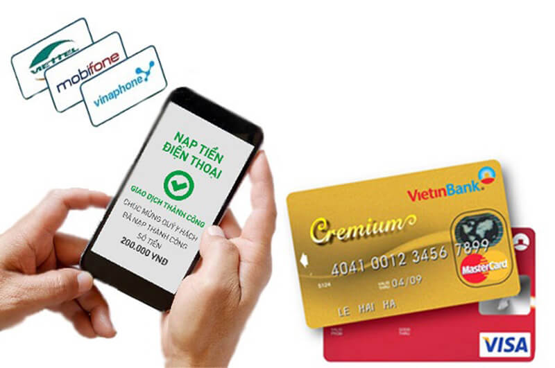 Mua thẻ điện thoại qua Vietinbank siêu nhanh siêu tiết kiệm