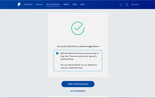 Nạp tiền qua tài khoản Paypal