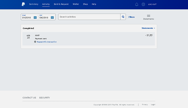 Nạp tiền qua tài khoản Paypal